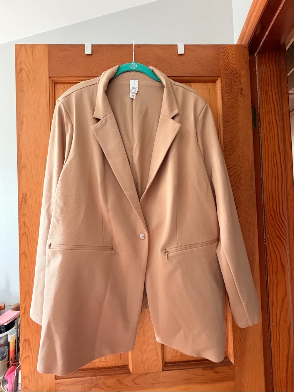 MarlaWynne Camel Blazer Jacket